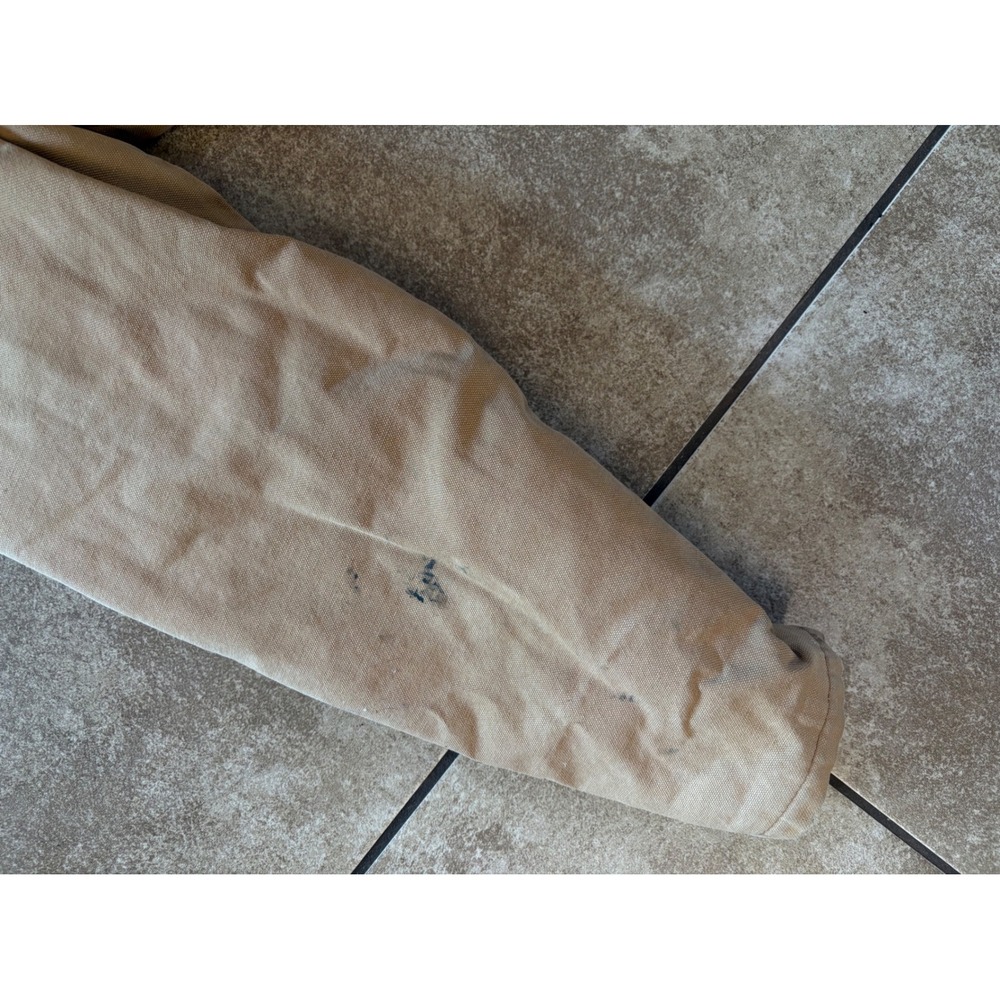 Vintage Walls Master Made Tan Cotton Duck Quilted Lined Work Coveralls Mens L - Picture 7 of 16